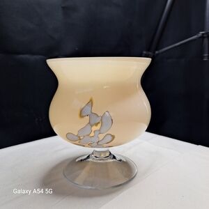 Art glass vase/candy dish